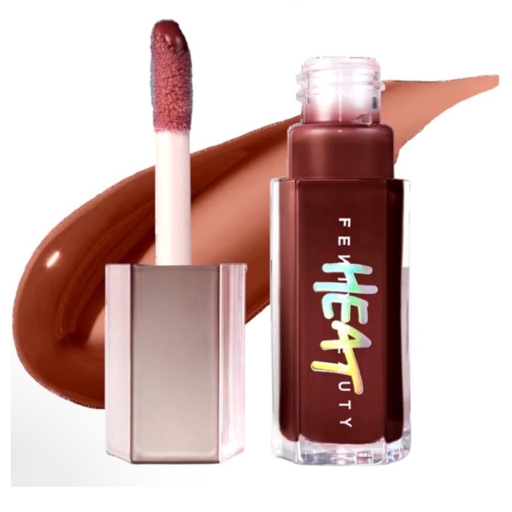 Fenty Beauty Gloss Bomb Heat Lip Luminizer + Plumper Hot Chocolit Heat New